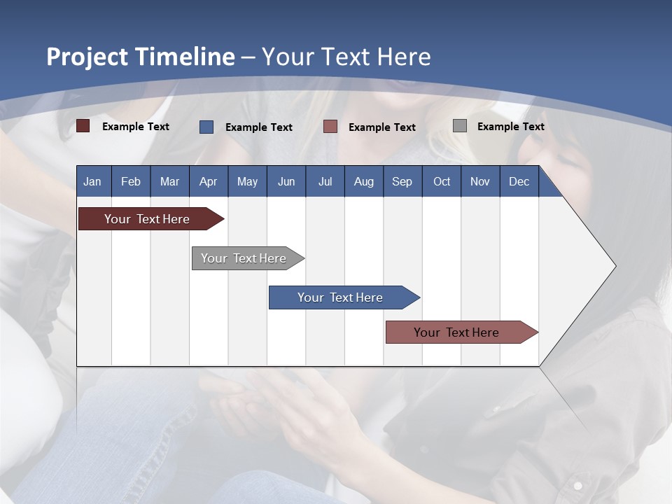 Blond Fun Pretty PowerPoint Template