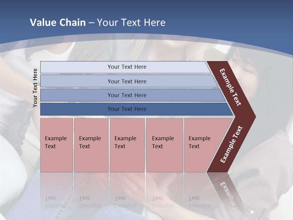 Blond Fun Pretty PowerPoint Template