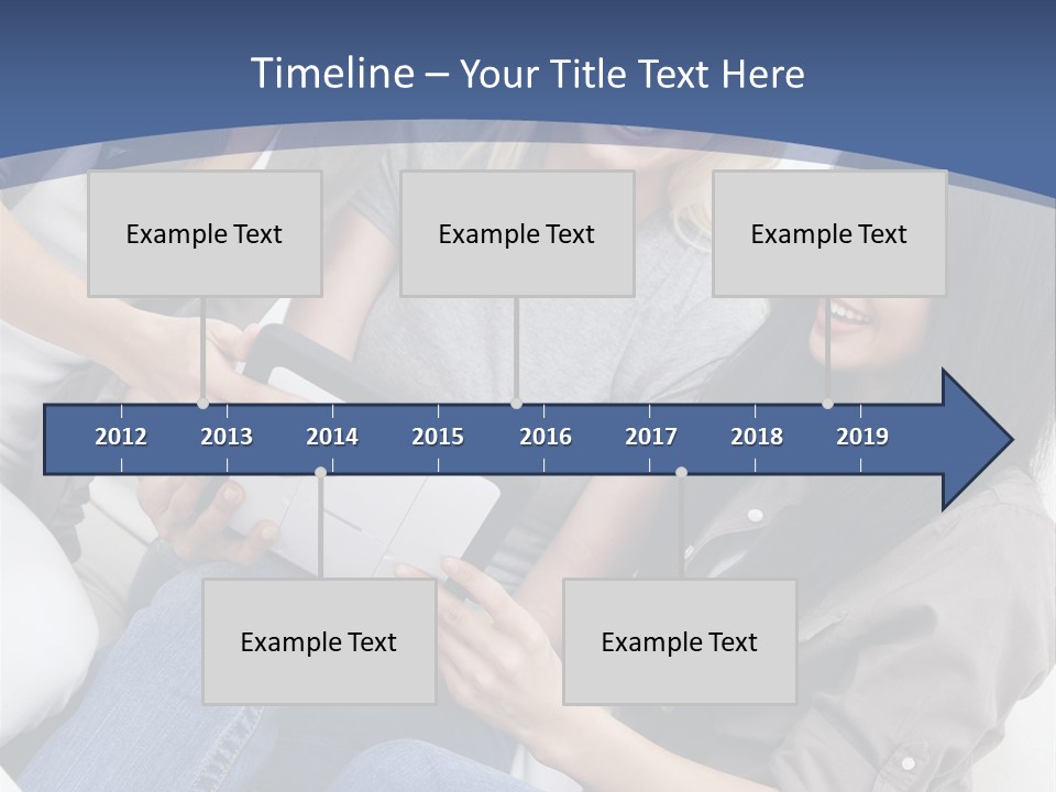 Blond Fun Pretty PowerPoint Template