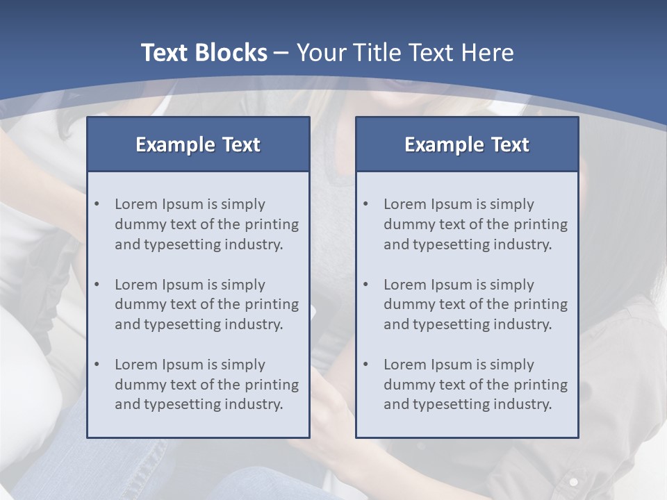 Blond Fun Pretty PowerPoint Template