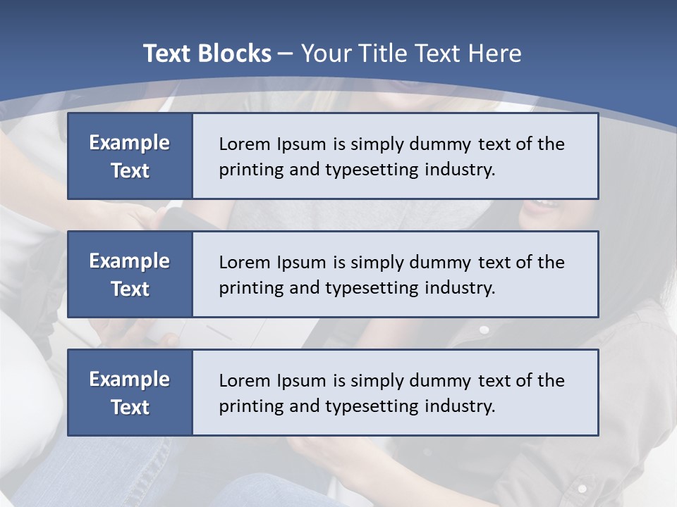 Blond Fun Pretty PowerPoint Template