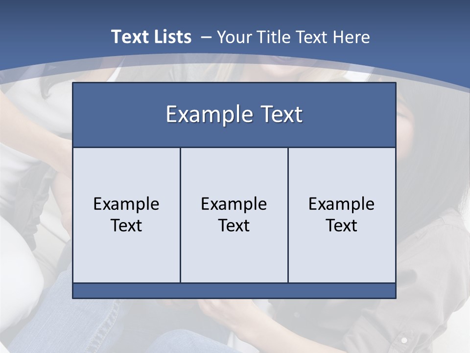 Blond Fun Pretty PowerPoint Template