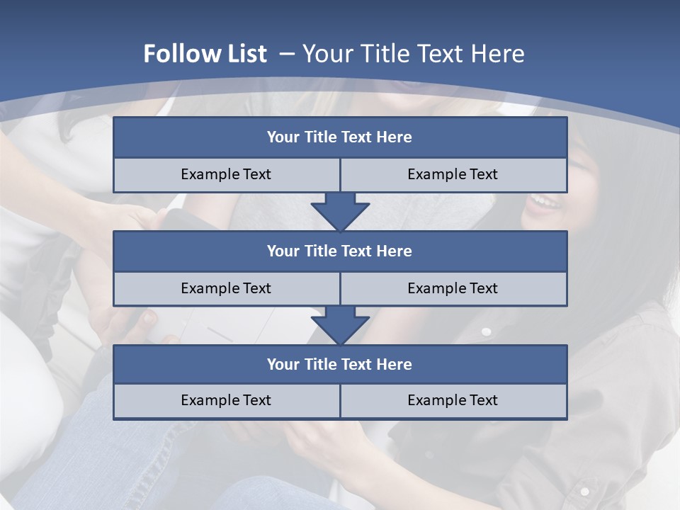 Blond Fun Pretty PowerPoint Template