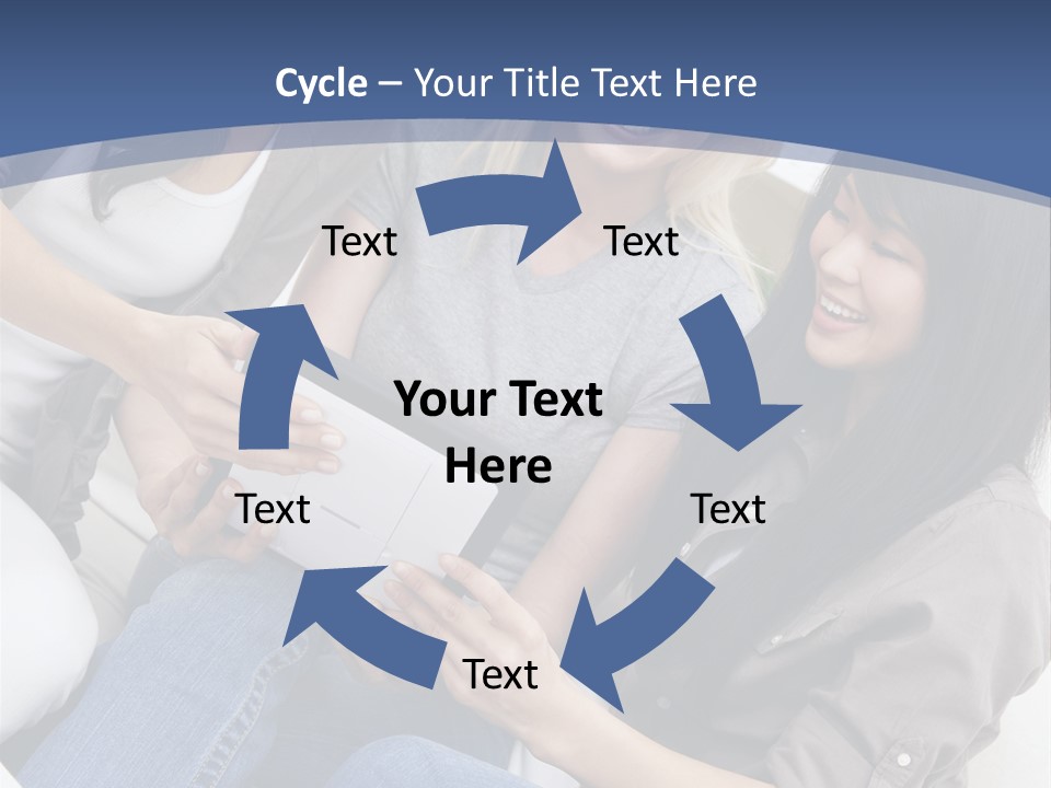 Blond Fun Pretty PowerPoint Template