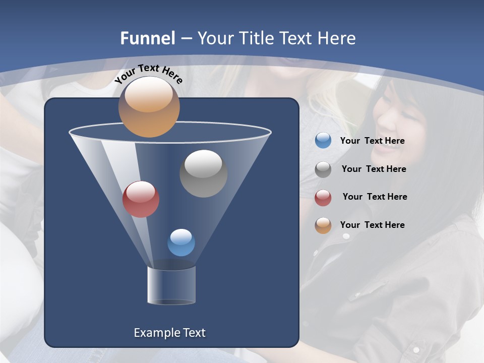 Blond Fun Pretty PowerPoint Template