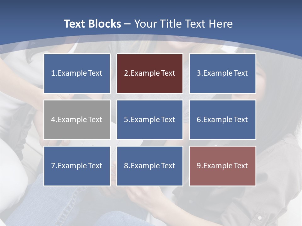 Blond Fun Pretty PowerPoint Template