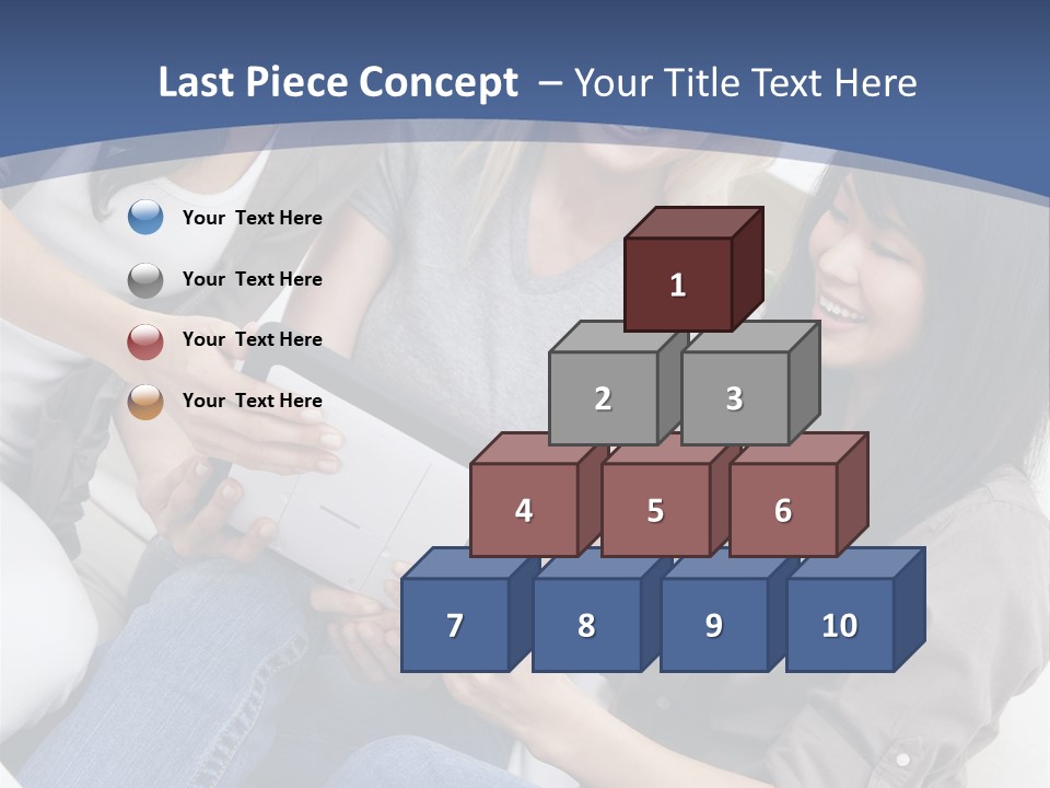 Blond Fun Pretty PowerPoint Template