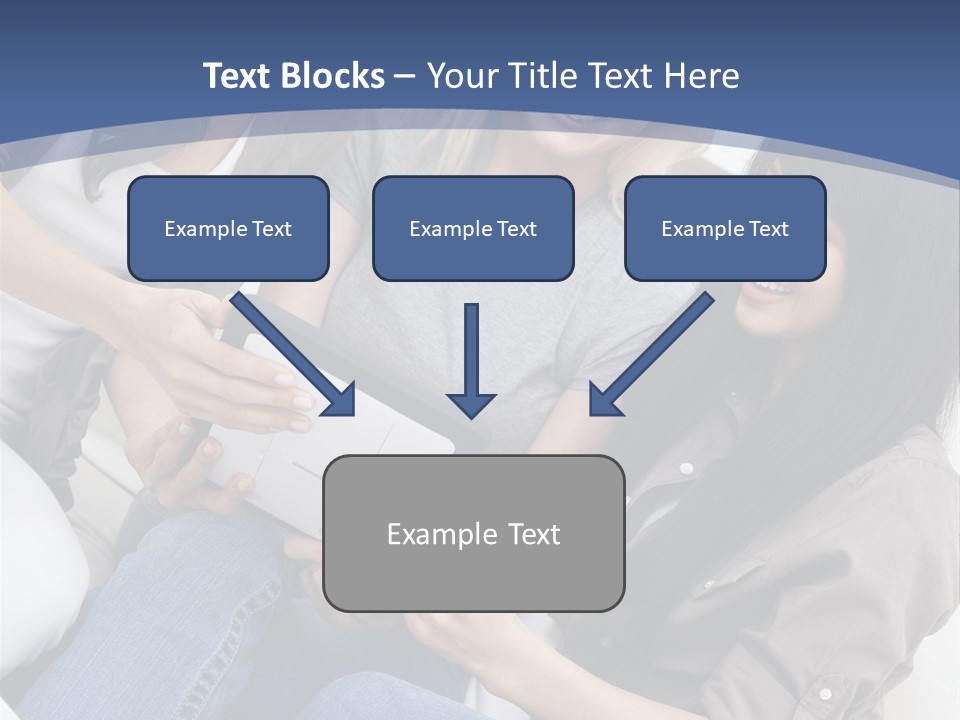 Blond Fun Pretty PowerPoint Template