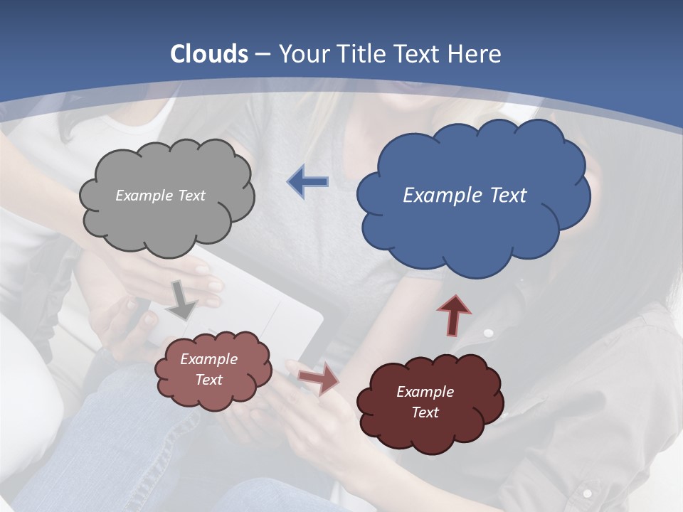 Blond Fun Pretty PowerPoint Template