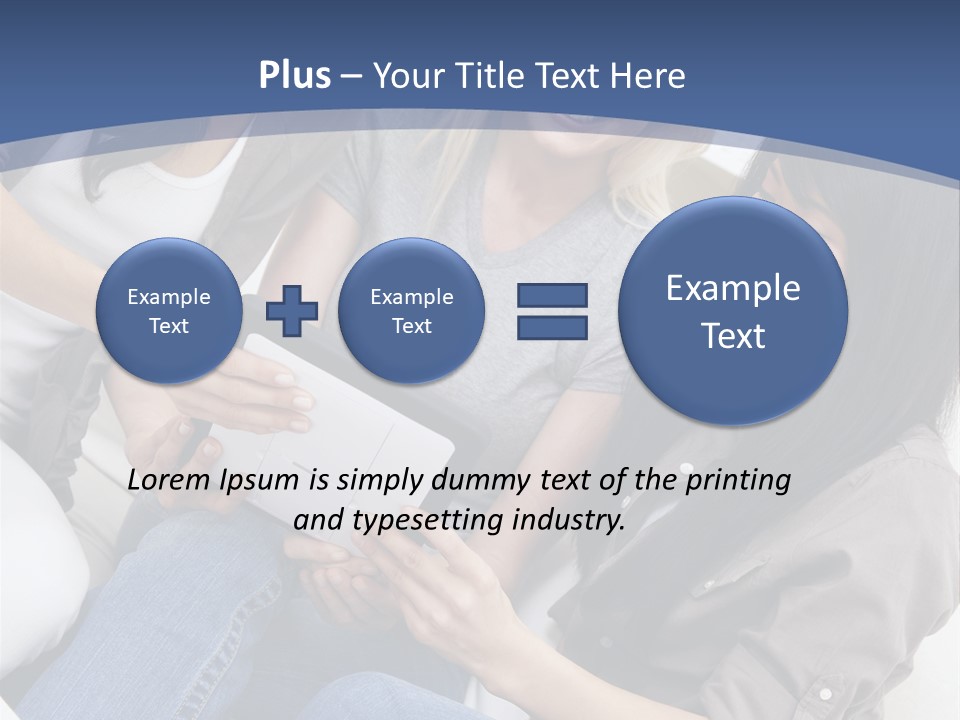 Blond Fun Pretty PowerPoint Template