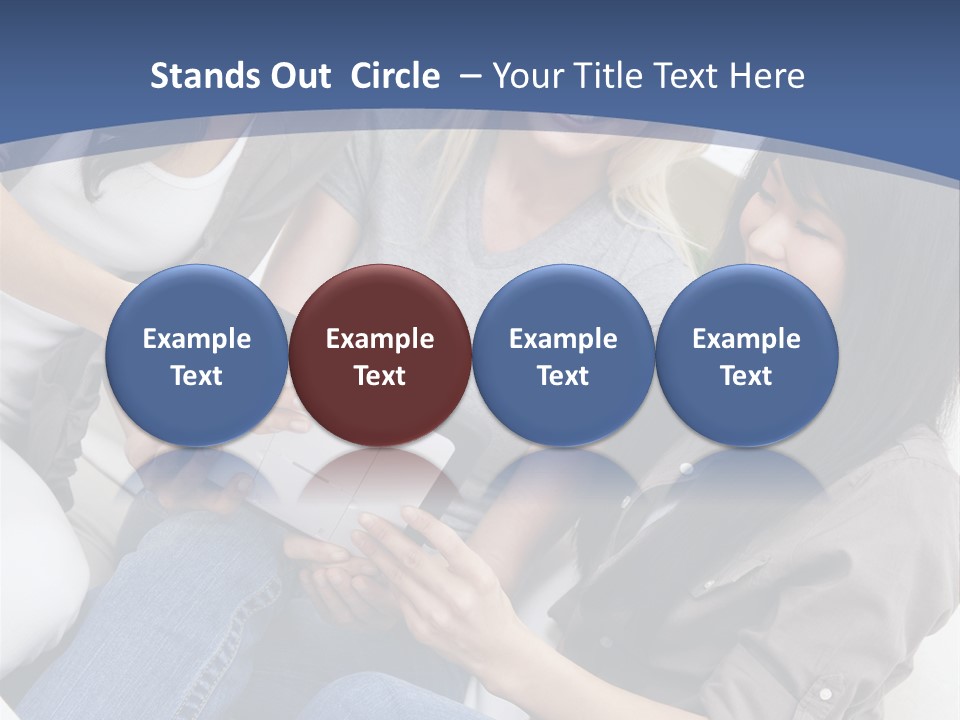 Blond Fun Pretty PowerPoint Template