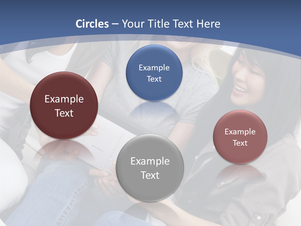 Blond Fun Pretty PowerPoint Template