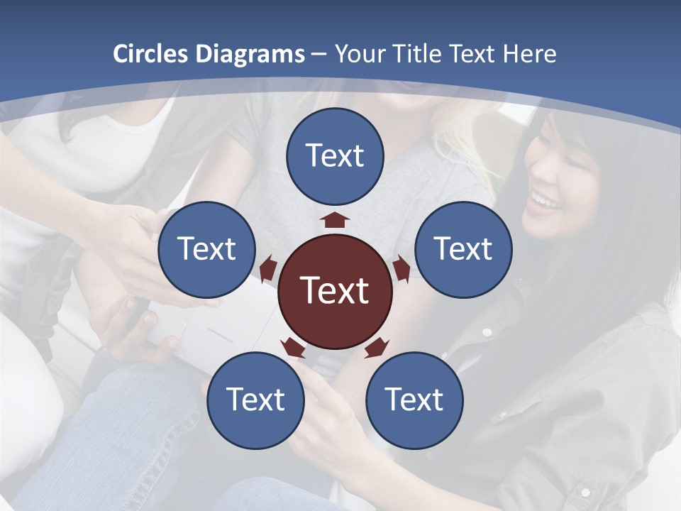 Blond Fun Pretty PowerPoint Template