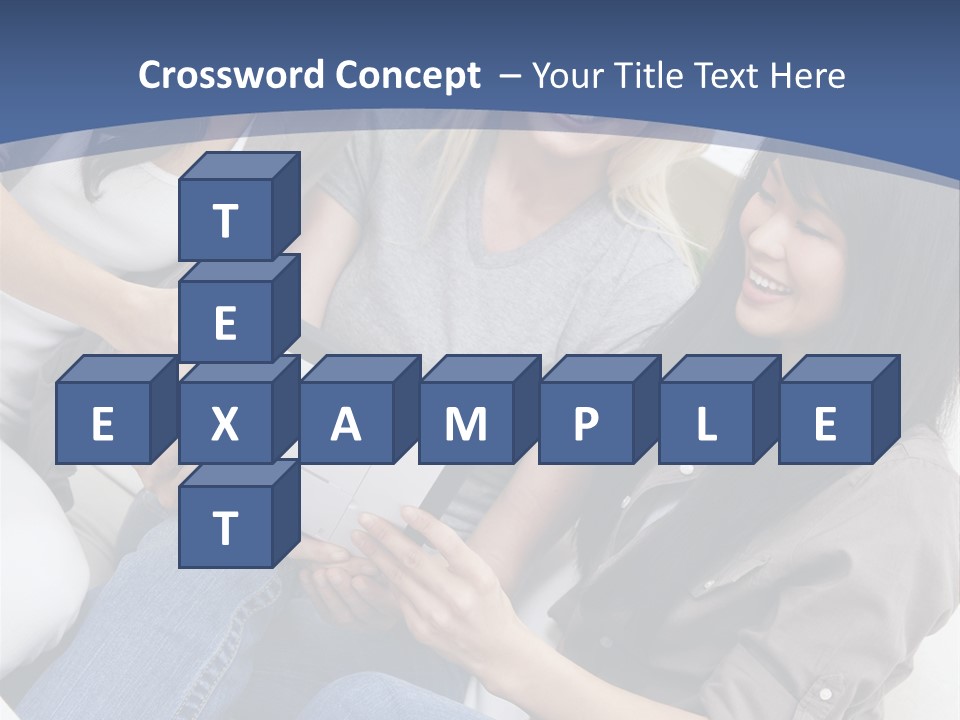 Blond Fun Pretty PowerPoint Template