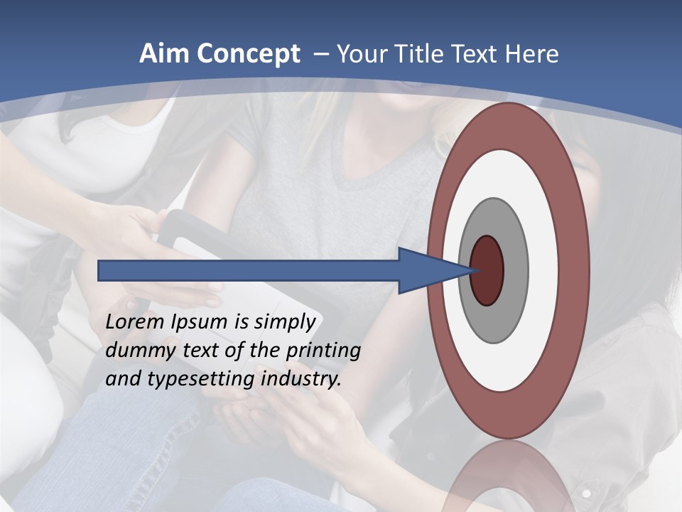 Blond Fun Pretty PowerPoint Template