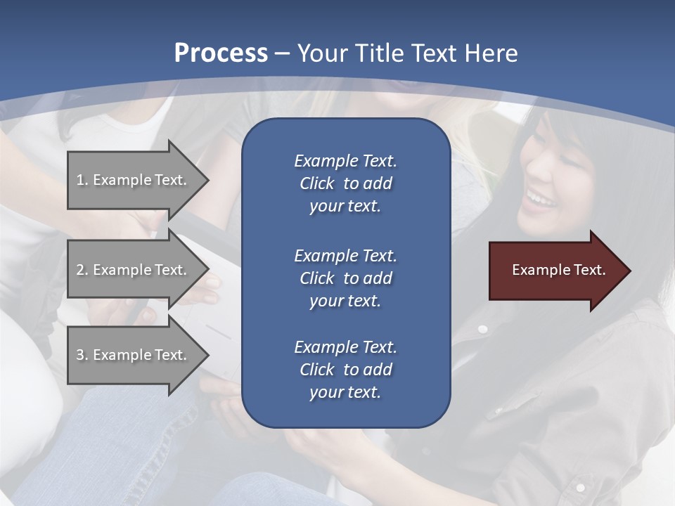 Blond Fun Pretty PowerPoint Template