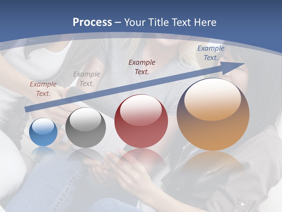 Blond Fun Pretty PowerPoint Template