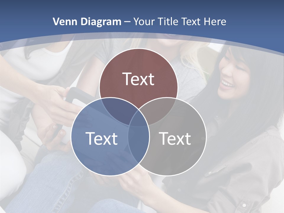 Blond Fun Pretty PowerPoint Template