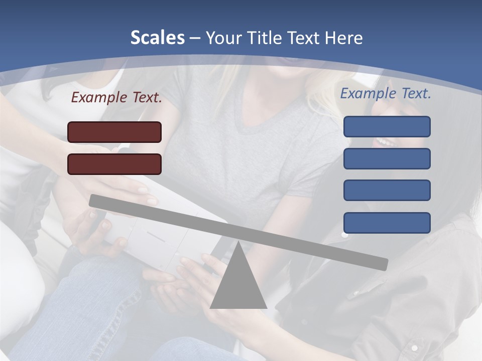 Blond Fun Pretty PowerPoint Template