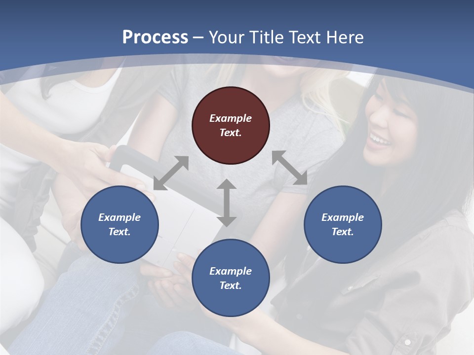 Blond Fun Pretty PowerPoint Template