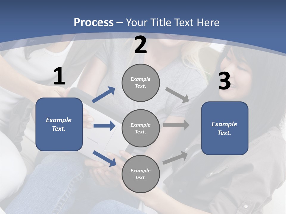 Blond Fun Pretty PowerPoint Template