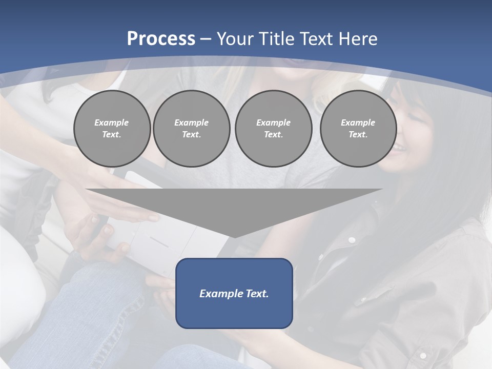 Blond Fun Pretty PowerPoint Template