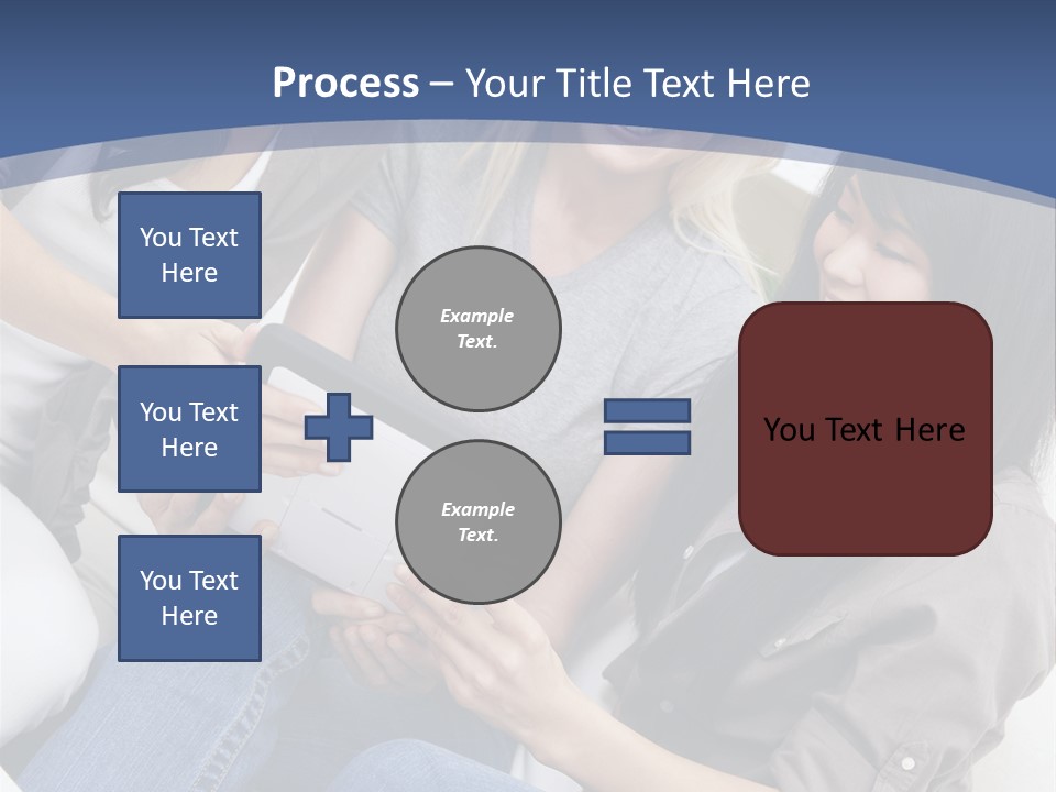 Blond Fun Pretty PowerPoint Template