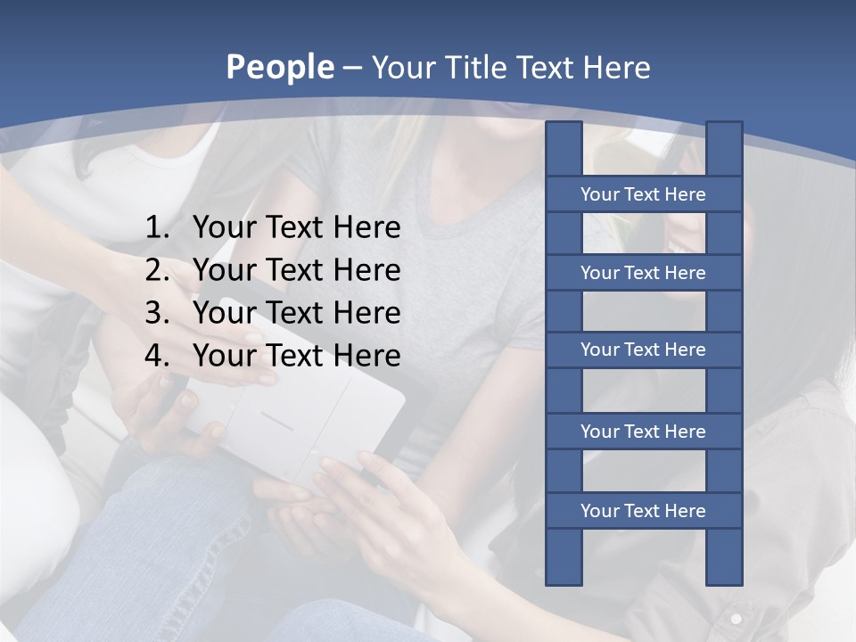 Blond Fun Pretty PowerPoint Template