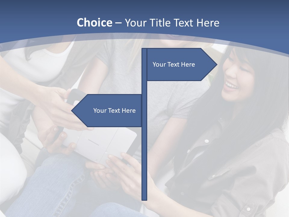 Blond Fun Pretty PowerPoint Template