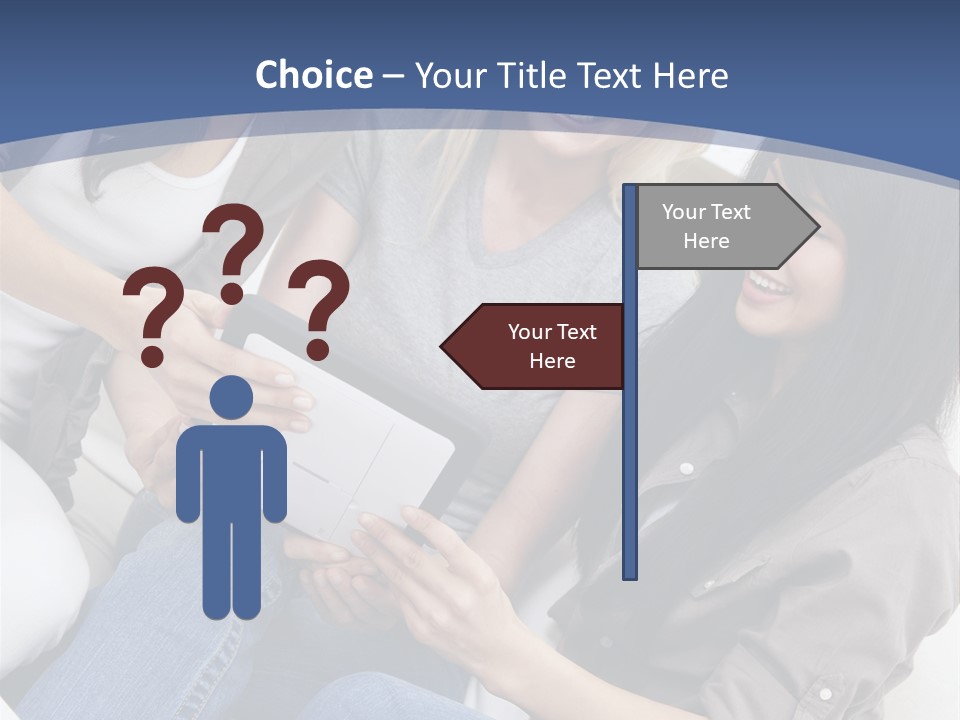 Blond Fun Pretty PowerPoint Template