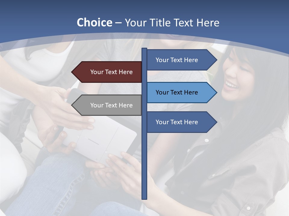 Blond Fun Pretty PowerPoint Template