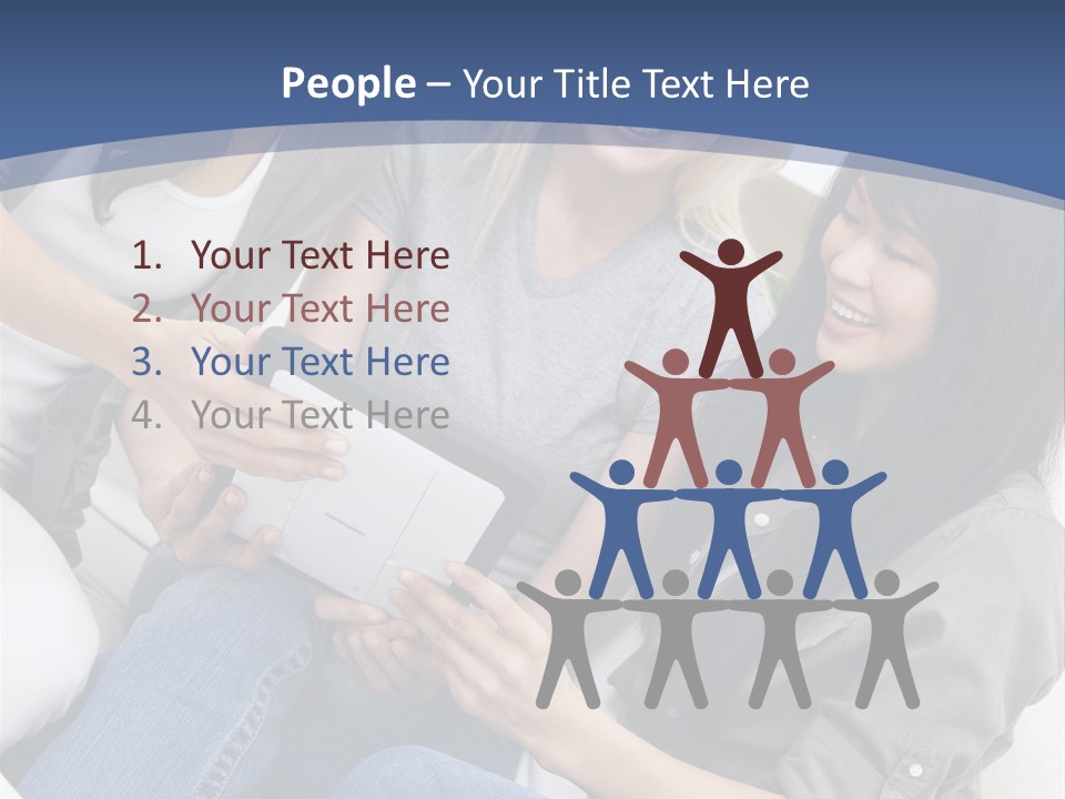 Blond Fun Pretty PowerPoint Template