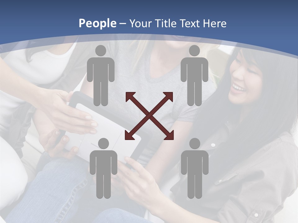 Blond Fun Pretty PowerPoint Template