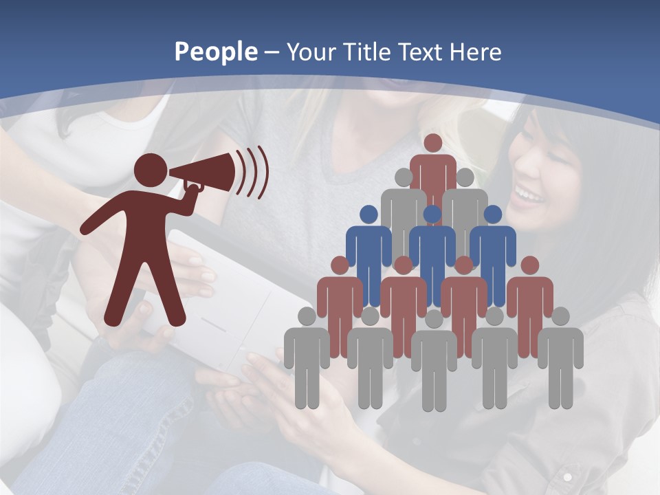 Blond Fun Pretty PowerPoint Template