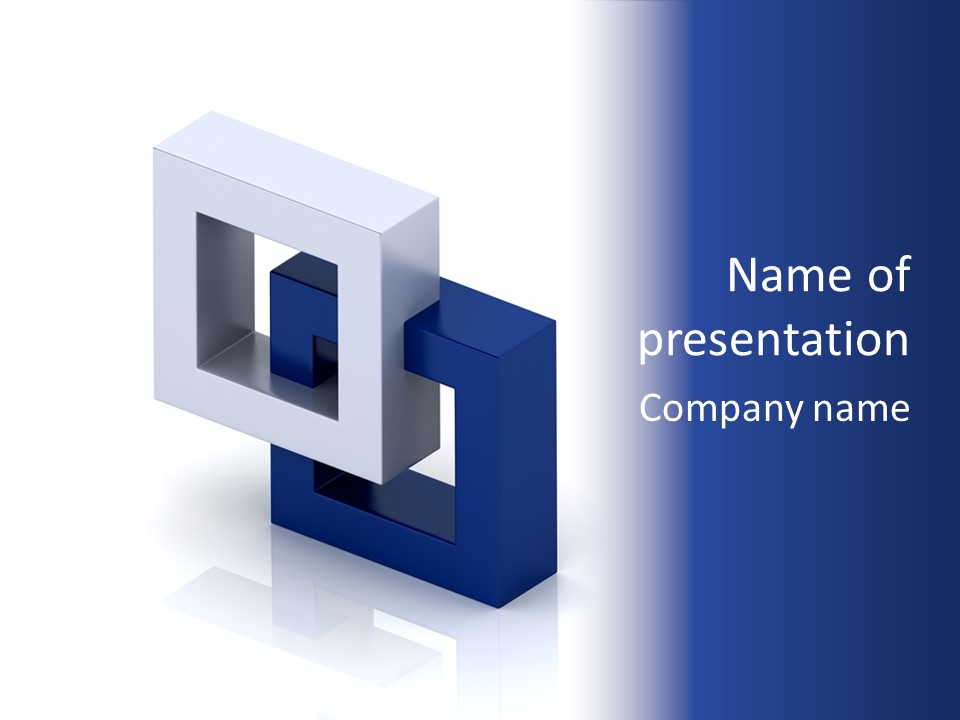 Metallic Part Shiny PowerPoint Template