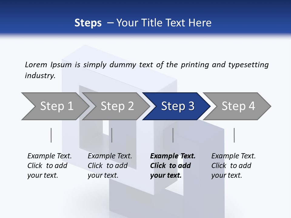 Metallic Part Shiny PowerPoint Template