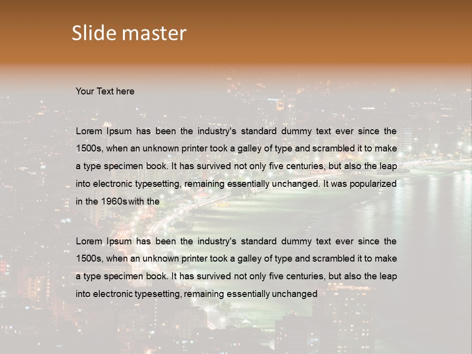 Swim Brazilian Walk PowerPoint Template