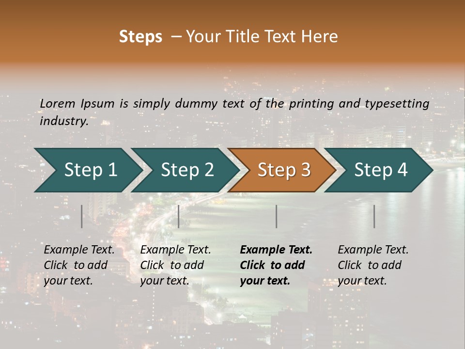 Swim Brazilian Walk PowerPoint Template