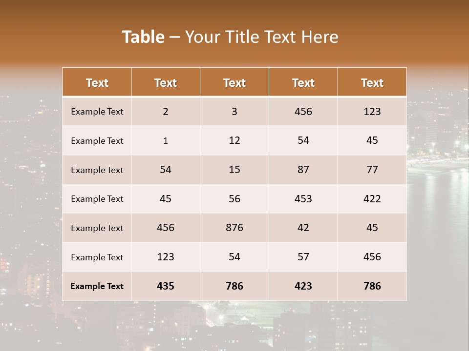 Swim Brazilian Walk PowerPoint Template