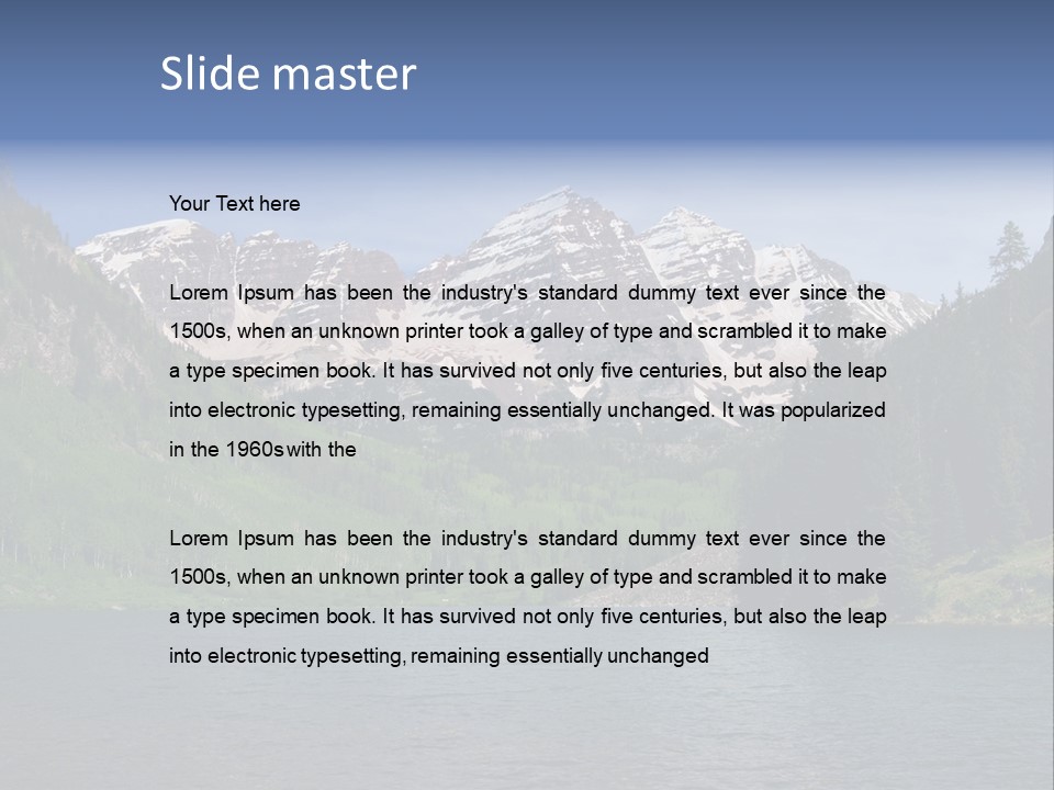 Green Season Beauty PowerPoint Template