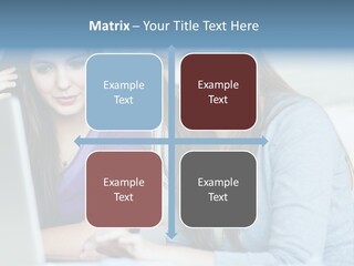 Teamwork Colorful Female PowerPoint Template