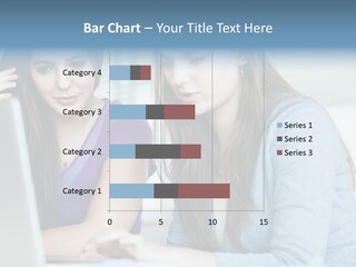 Teamwork Colorful Female PowerPoint Template