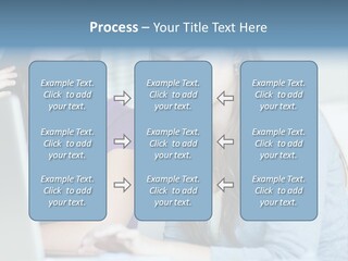 Teamwork Colorful Female PowerPoint Template