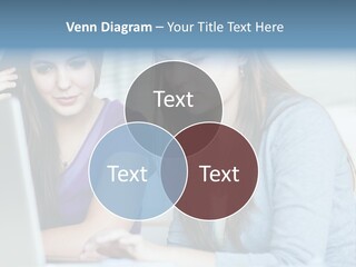 Teamwork Colorful Female PowerPoint Template