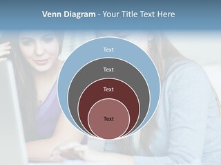 Teamwork Colorful Female PowerPoint Template