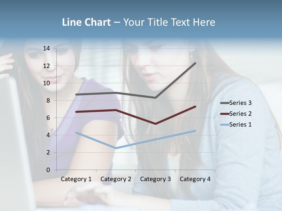 Teamwork Colorful Female PowerPoint Template