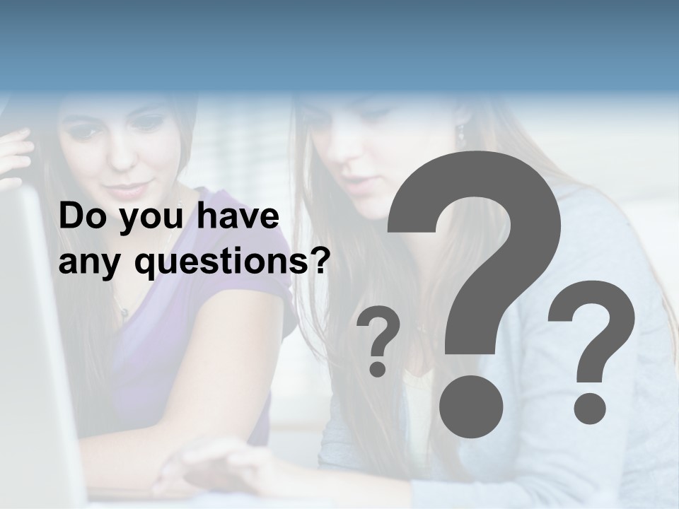 Teamwork Colorful Female PowerPoint Template