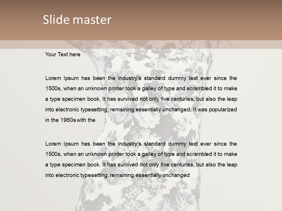 Adult Female People PowerPoint Template