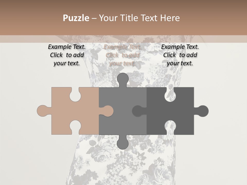 Adult Female People PowerPoint Template