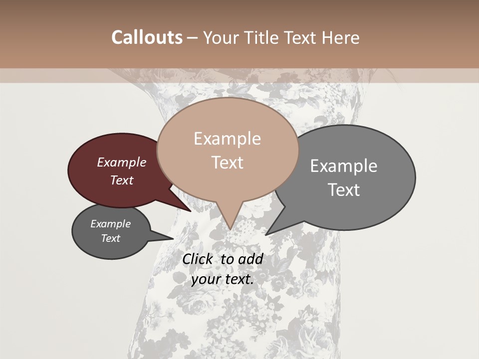 Adult Female People PowerPoint Template